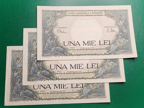 Lot banknoten rumänien - lot, 3