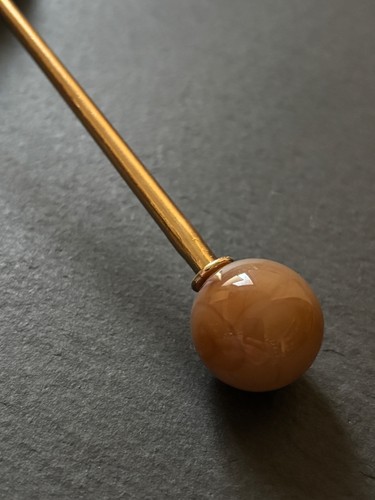Eleganter haarstab goldfarben - eleganter,