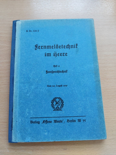 125 fernmeldetechnik im - h.dv.125/2,