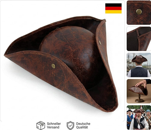 Piratenhut für erwachsene - piratenhut,