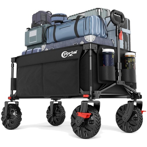 Faltbarer bollerwagen mit - bollerwagen,