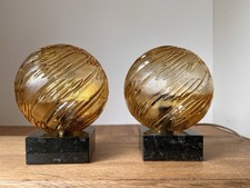 2x alte DDR Tischlampe 60er