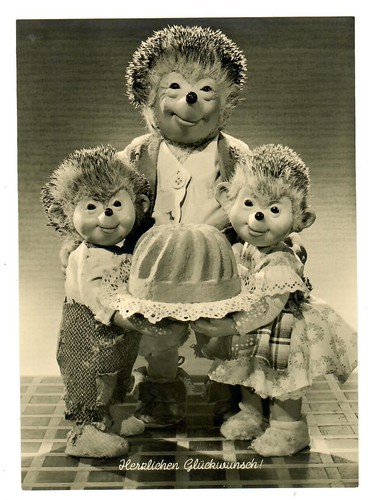 Mecki igelfamilie mit - igelfamilie,