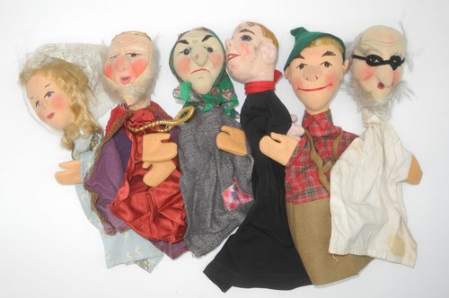 Konvolut alte handpuppen - konvolut,