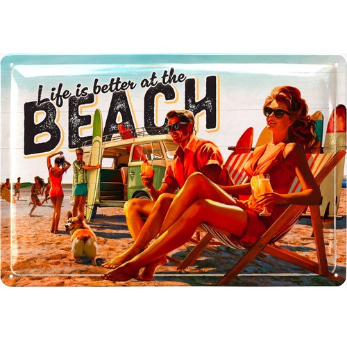 Lanolu blechschild life - blechschild, is