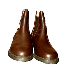 Hobo Leder Stiefeletten braun