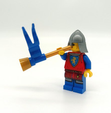 LEGO® minifigur ICONS Löwenritter mit Trompete - cas563 aus 10305 | wie NEU