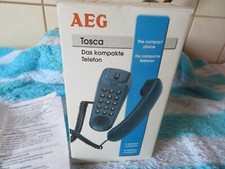 das kompakte Telefon AEG wahlwiederholung wandmontage flash taste Tosca