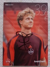 Autogrammkarte Piet Scobel 1