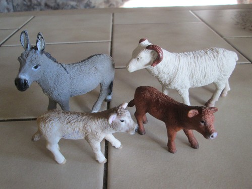 Schleich esel widder 2 - schleich, esel,