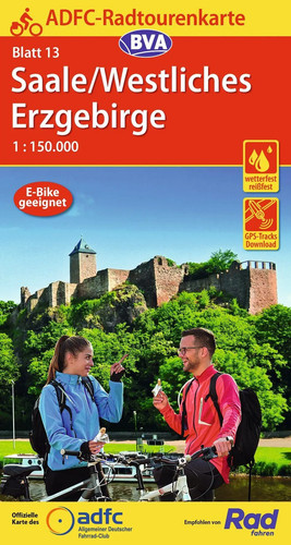 Adfc radtourenkarte saale - 13,