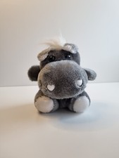 Nielpferd Kuscheltier Grau Gebraucht