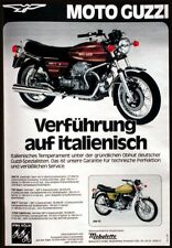 Moto Guzzi 850 T, 250 TS Werbung 1974