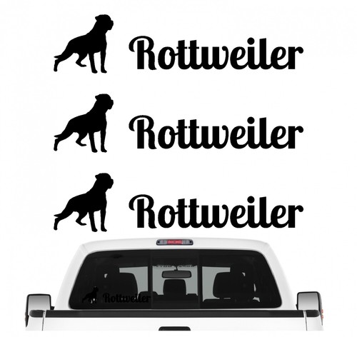 Rottweiler rottie aufkleber - rottie,