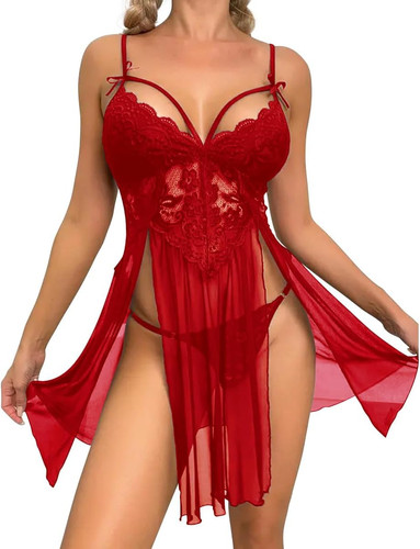 Spitze babydoll kleid - spitze,