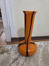 Glas Vase, 60/70er Vintage