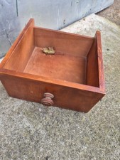 Antike Holz Schublade  verzapft antik vintage shabby Landhaus 27 x 27 x 14 cm