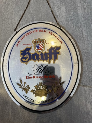 Altes hauff pils bierschild - hauff,