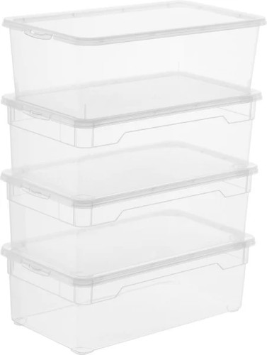 Rotho 4er set aufbewahrungsbox - rotho, 4er-set