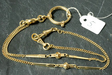 Alte goldene Taschenuhrkette