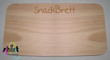 HB 47 - Snackbrett Name Holzbrett Holzbrettchen Lasergravur Frühstücksbrettchen