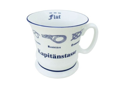 Kapitänstasse aus porzellan - aus,