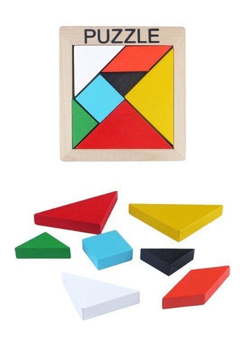 Tangram holzpuzzle knobelspiel - holzpuzzle,