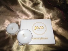 Neu! OVP! PartyLite 4 GloLite Maxi-Teelichter *Freie Duftwahl* 