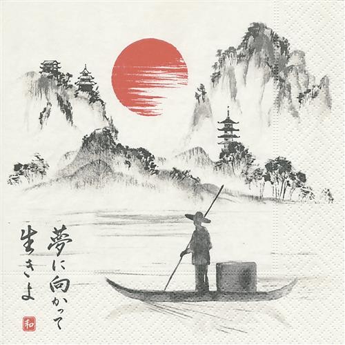 Servietten japanese boat - 20,