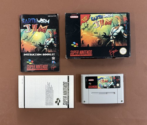 Super nintendo earthworm jim - super,