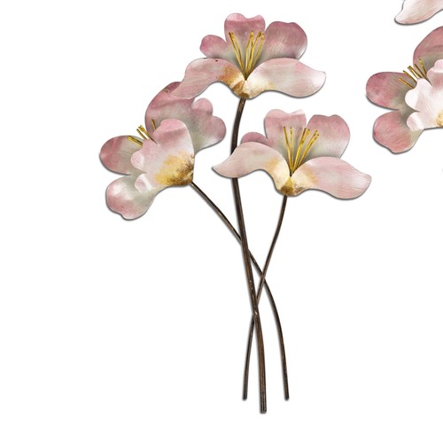 Wanddeko blume pearl 45cm - h.,