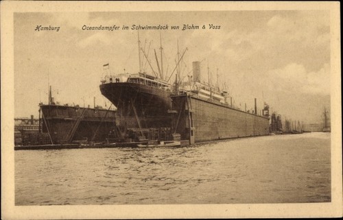 Hamburg schwimmdock blohm - hamburg,,
