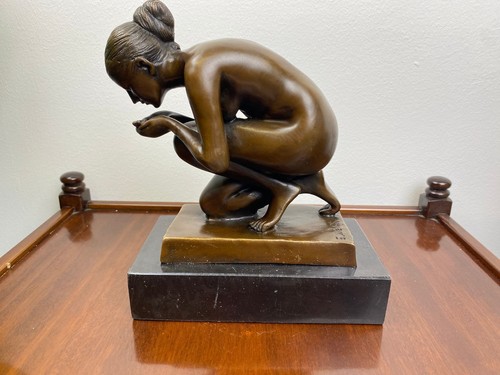 Bronze skulptur weiblicher - skulptur,