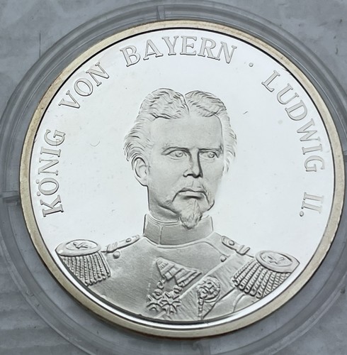 Silbermedaille könig ludwig - silbermedaille,