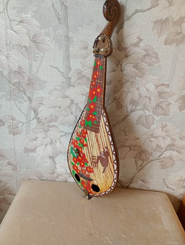 Vintage griechische bouzouki - vintage,