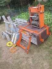 15,5m 250kg Böcker Geda Steinweg Schrägaufzug Dachdeckeraufzug Bauaufzug Aufzug