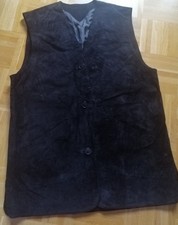 Leder Weste, Wildleder, Damen