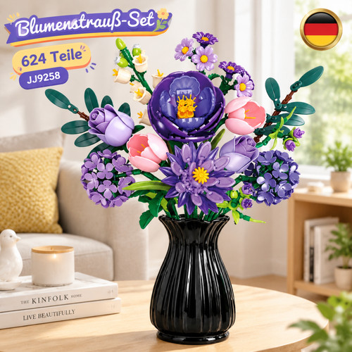 624pcs rose blumen - 624pcs,