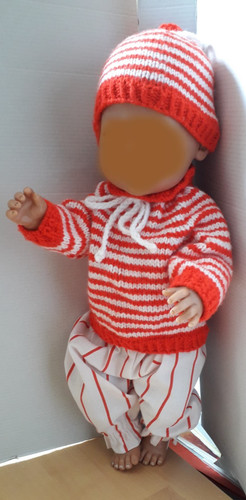 Puppenkleidung 3 teiliges - -,