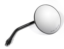 Mini spiegel schwarz rund - schwarz,