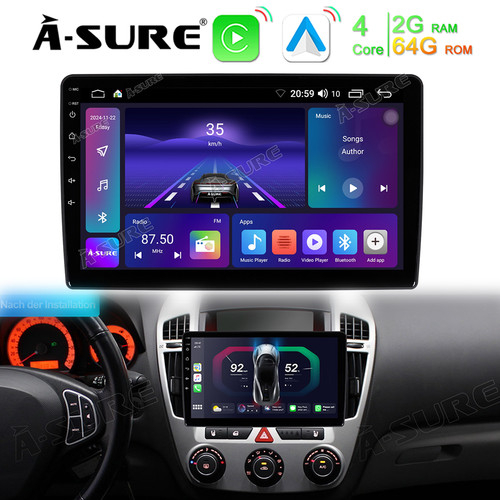 Autoradio 64gb android 14 - 2+64gb,