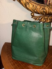 Louis Vuitton Green Epi Leather Sac Grande ( Original)
