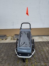 CROOZER KID VAAYA 1 Graphite Blue *WIE NEU* Fahrradanhänger 
