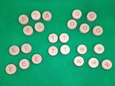 Holzperlen Buchstaben A bis Z