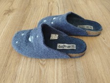 Hausschuhe Gesundheitsschuhe Größe 35 BioStreet blau Universum Planeten NEU