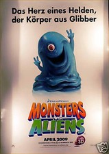 Monsters vs Aliens - Filmplakat 120x80cm gerollt