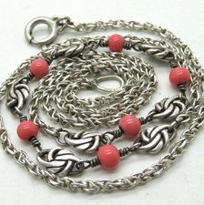 Schöne 835 Silber Kette Mit