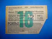 83/84 Ticket OFC Kickers