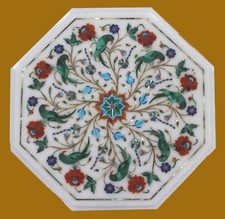 12" Marmor Beistelltisch