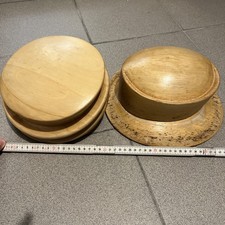 alte Hutform Kappenform - Vollholz - Hutmacher Modistin Deco sehr guter Zustand 